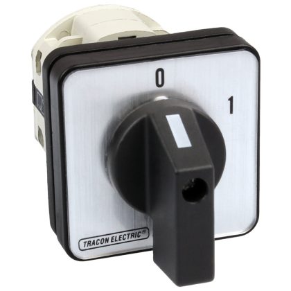 TRACON TK-166/4 Kézikapcsoló, BE-KI 400V, 50Hz, 160A, 4P, 37kW, 88×88mm, 60°