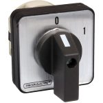 TRACON TK-256/2 Kézikapcsoló, BE-KI 400V, 50Hz, 25A, 2P, 7,5kW, 48×48mm, 60°