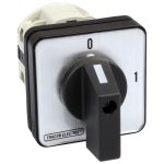   TRACON TK-329/4 Kézikapcsoló, BE-KI 400V, 50Hz, 32A, 4P, 11kW, 64×64mm, 90°