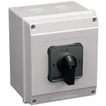   TRACON TKB-259/4T65 Tokozott választókapcsoló, 0-1-2 400V, 50Hz, 25A, 2×4P, 7,5kW, 48×48mm, 90°, IP65