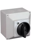 TRACON TKF-20T Tokozott főkapcsoló, BE-KI 400V, 50Hz, 20A, 4P, 5,5kW, 64×64mm, IP44
