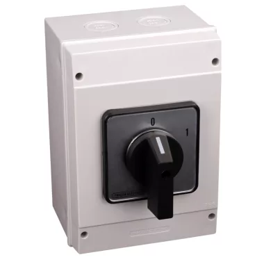 TRACON TKM-16/QT65 Tokozott közvetlen motorkapcsoló, BE-KI 400V, 50Hz, 160A, 37kW, 88×88mm, IP65