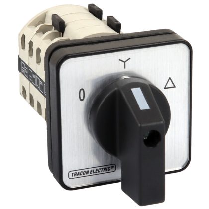 TRACON TKM-20/C Közvetlen Y-D motorkapcsoló 400V, 50Hz, 20A, 5,5kW, 48×48mm