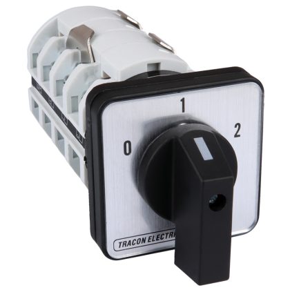 TRACON TKM-20/D Dahlander motorkapcsoló 400V, 50Hz, 20A, 5,5kW, 48×48mm