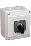 TRACON TKM-20/DT65 Tokozott dahlander motorkapcsoló 400V, 50Hz, 20A, 5,5kW, 48×48mm, IP65