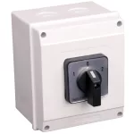   TRACON TKM-25/NT65 Tokozott közvetlen irányváltó motorkapcsoló, 1-0-2 400V, 50Hz, 25A, 7,5kW, 48×48mm, IP65