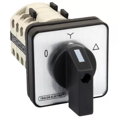 TRACON TKM-32/C Közvetlen Y-D motorkapcsoló 400V, 50Hz, 32A, 11kW, 64×64mm,