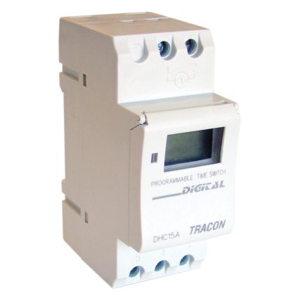   TRACON TKO-HE Sorolható kapcsolóóra, heti, elektronikus, többfunkciós 230V, 16(4) A