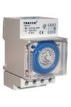TRACON TKO-N Sorolható kapcsolóóra, napi, elektromechanikus 230V, 16(4) A