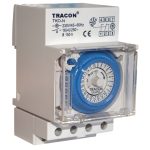   TRACON TKO-N Sorolható kapcsolóóra, napi, elektromechanikus 230V, 16(4) A