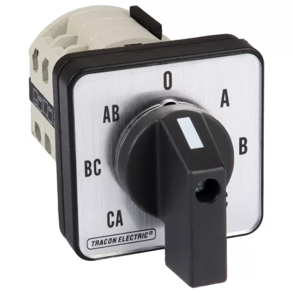 TRACON TKU-K Voltmérő átkapcsoló vonali és fázisfeszültségre 