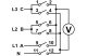 TRACON TKU-K Voltmérő átkapcsoló vonali és fázisfeszültségre  - 3