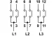 TRACON TKV-256/3 Választókapcsoló, 1-0-2 400V, 50Hz, 25A, 2×3P, 7,5kW, 48×48mm, 60°