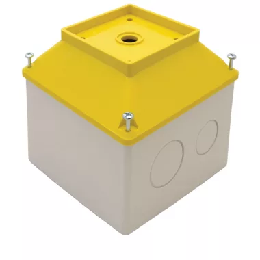 TRACON TK/T3+F3S/ Összeáll. 3-as tok. kézikapcs.hoz 20-32,63 A, sárga fed. IP44