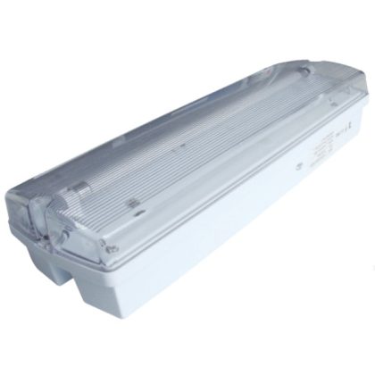   TRACON TLBV-18A Fluorescent emergency light luminaire, standby 230V, 50Hz, T5, G5, 1 × 8W, 1h, 2.4V / 1.5Ah, Ni-Cd, IP65, EEI = A