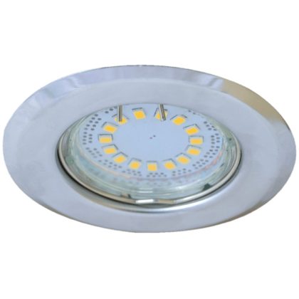   TRACON TLC-2C Recessed luminaire for spot light sources, chrome max.50W, MR16, D = 82mm, EEI = A ++ - E
