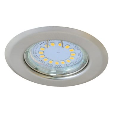 TRACON TLC-2MC Beépíthető lámpatest spot fényforrásokhoz, matt króm max.50W, MR16, D=82mm