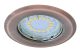 TRACON TLC-2MR Recessed luminaire for spot light sources, matt copper max.50W, MR16, D = 82mm, EEI = A ++ - E