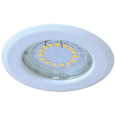 TRACON TLC-2W Recessed luminaire for spot light sources, white max.50W, MR16, D = 82mm, EEI = A ++ - E