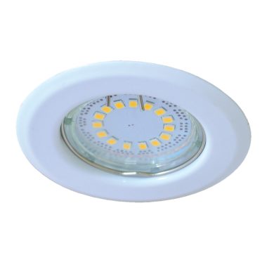 TRACON TLC-2W Recessed luminaire for spot light sources, white max.50W, MR16, D = 82mm, EEI = A ++ - E