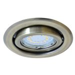   TRACON TLC-6MG Beépíthető lámpatest spot fényforrásokhoz, matt arany max.50W, MR16, D=97mm, 30°