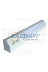 TRACON TLFL-10F Fénycsöves lámpatest dupla csapos dugaszolóaljzattal 230V, 50Hz, T8, G13, 10W, 10A, EEI=A