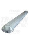 TRACON TLFV-218E Fluorescent protected luminaire with electronic ballast 230V, 50Hz, T8, G13, 2 × 18 W, IP65, ABS / PC, A2, EEI = A