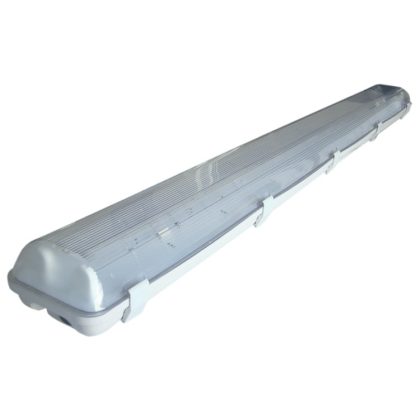   TRACON TLFVLED212 Protected luminaire for LED tubes, single-sided power supply 230 V, 50 Hz, G13, 1200 mm, IP65, ABS / PC, EEI = A ++, A +, A