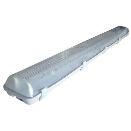   TRACON TLFVLED215 Protected luminaire for LED tubes, single-sided power supply 230 V, 50 Hz, G13, 1500 mm, IP65, ABS / PC, EEI = A ++, A +, A
