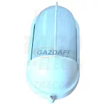   TRACON TLH-04FFW Fém hajólámpa, ovális, fehér, félig takart, függőleges 230V, 50Hz, E27, max.60W, IP44, EEI=A++, A+, A, B, C, D, E