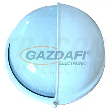 TRACON TLH-05FW Fém hajólámpa, kerek, fehér, félig takar 230V, 50Hz, E27, max.60W, IP44, EEI=A++, A+, A, B, C, D, E TRACON TLH-05FW Fém hajólámpa, kerek, fehér, félig takar 230V, 50Hz, E27, max.60W, IP44, EEI=A++, A+, A, B, C, D, E