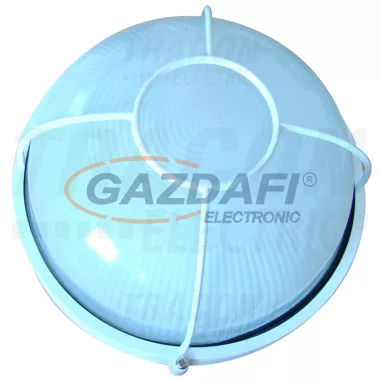 TRACON TLH-05KRW Fém hajólámpa, kerek, fehér, kör rácsos 230V, 50Hz, E27, max.60W, IP44, EEI=A++, A+, A, B, C, D, E TRACON TLH-05KRW Fém hajólámpa, kerek, fehér, kör rácsos 230V, 50Hz, E27, max.60W, IP44, EEI=A++, A+, A, B, C, D, E