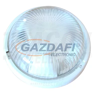 TRACON TLH-100W Műanyag hajólámpa, kerek, fehér, rács nélül, II. év.o. 230V, 50Hz, E27, max.100W, IP44, EEI=A++, A+, A, B, C, D, E TRACON TLH-100W Műanyag hajólámpa, kerek, fehér, rács nélül, II. év.o. 230V, 50Hz, E27, max.100W, IP44, EEI=A++, A+, A, B, C, D, E