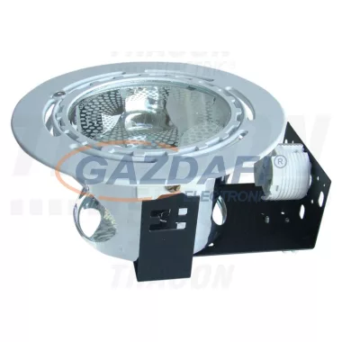 TRACON TLK-13E Beépíthető mélysugárzó lámpatest, előtéttel 230V, 50Hz, 1×G24d, max.1×13W,, EEI=A