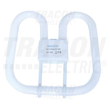 TRACON TLKF-2D-GR10Q-28W Kompakt fénycső 230V, 50Hz, 2D, 28W, Gr10q, 3500K, 2044lm, 8000h