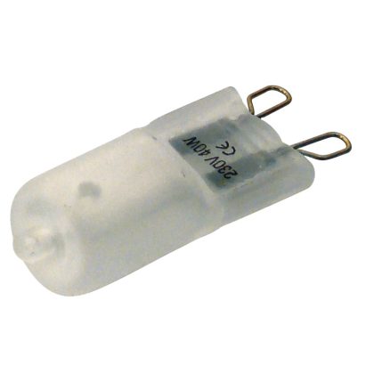   TRACON TLWI-G9-60-F Tungsten halogen bulb, 3 pcs / blister, milk white 230V, 50Hz, G9, 60W, 2700K, 2000h
