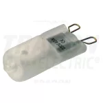   TRACON TLWI-G9C-28 Wolframszálas halogén izzó, átlátszó bura 230V, 50Hz, C, G9, 28W, 2700K, 2000h