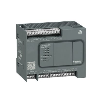   SCHNEIDER TM100C16RN Modicon M100 Easy PLC, 16 I/O, 1xRS485, 230VAC