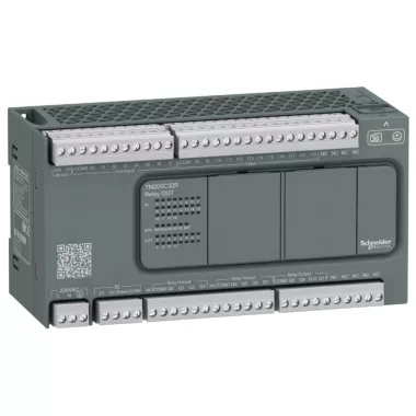 SCHNEIDER TM200C32R Modicon M200 Easy PLC, 32 I/O1xRS485, relés kimenet, 230 VAC