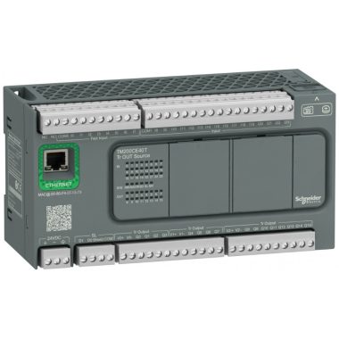 SCHNEIDER TM200CE40T Modicon M200 Easy PLC, 40 I/O1xRS485, 1xEthernet, tranzisztoros kimenet (source), 24 VDC
