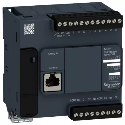 SCHNEIDER TM221C16R M221 vez.-16IO Relé KOMP.
