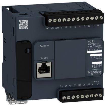 SCHNEIDER TM221C16T M221 vez.-16IO TR.SOURCE KOMP.