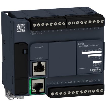 SCHNEIDER TM221CE24R M221 vez.-24IO Relé ETH. KOMP.