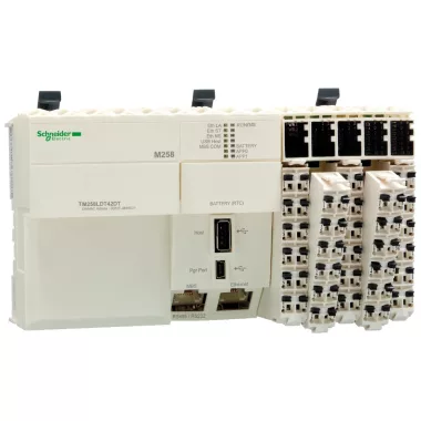 SCHNEIDER TM258LD42DT Logic controller, Modicon M258, compact base 42 I/O, 24 V DC