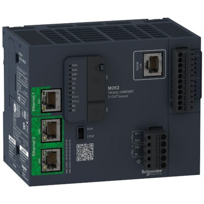   SCHNEIDER TM262L10MESE8T Modicon M262 logikai gépvezérlő PLC, 8 I/O, 2xEthernet/IP, 1xRS232/RS485
