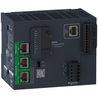   SCHNEIDER TM262L20MESE8T Modicon M262 logikai gépvezérlő PLC, 8 I/O, 2xEthernet/IP, 1xRS232/RS485