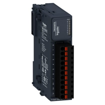 SCHNEIDER TM3DQ8TG Bővítő modul TM3-8 DO TR.SOURCE Rugós