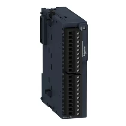   SCHNEIDER TM3TI4D Modicon TM3 bővítő modul, 4 analóg bemenet, 16/15+1 bit, hőelem: J-K-R-S-B-T-N-E-C