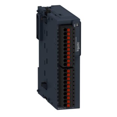 SCHNEIDER TM3TI4DG Modicon TM3 bővítő modul, 4 analóg bemenet, 16/15+1 bit, hőelem: J-K-R-S-B-T-N-E-C, rugós