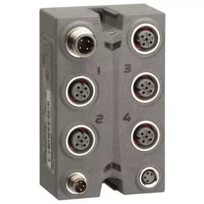 SCHNEIDER TM7BAM4VLA IP67 IO modul 2AI/2AO/12b,+/- 10V/M12